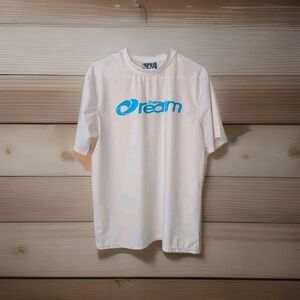 The Realm Mens Swim Tee Quick Dry Four Way Stretch Crew Neck Size Large